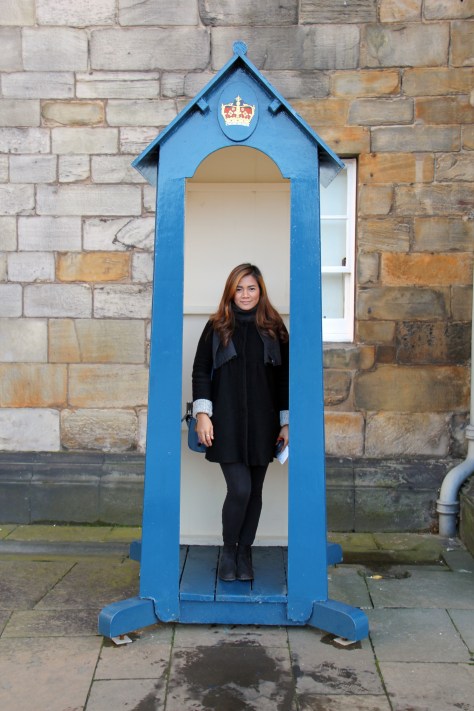 Holyrood Castle - the probing wife